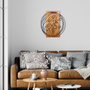 Wallity Orchid Accesorio Decorativo de Pared Negro y Nogal